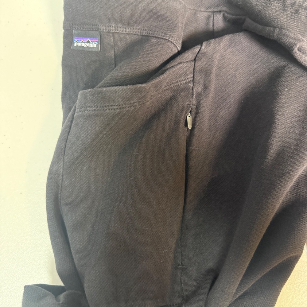 Patagonia Joggers Black Womens XS Organic Cotton Gorpcore Hiking Athleisure - Picture 6 of 10